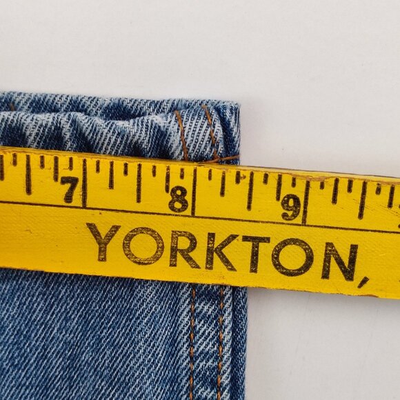 Levi's 516 jeans men's size W38 X L30 denim blue slim straight zip fly - Picture 16 of 16